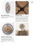69654 - Lewiston 30.1L x 2.0W x 30.1H Black Iron W/Wood Round Wall Clock
