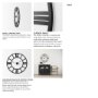 69657 - Stoke 30" Round Black Iron Wall Clock