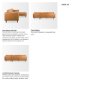 69696-AB - Elton 111.4L x 68.1W x 34.3H Tan Leather Right Chaise Sectional 