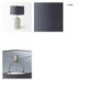 69705 - Quinn 19.0L x 19.0W x 24.6H Beige Base W/Navy Fabric Shade Table Lamp