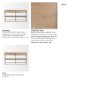 69716 - Morris 63.0L x 15.0W x 31.0H Beige Wood w/ Black Metal Frame 2 Drawer Console Table
