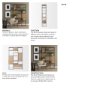 69718 - Morris 47.0L x 15.0W x 75.0H Light Brown Wood w/ Black Metal Frame 6-Tier Shelving Unit