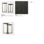 69728 - Atticus Black Wood and Antiqued Gold Metal Nesting Accent Tables (Set of 2)