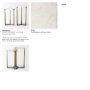 69730 - Atticus Marble and Antiqued Gold Metal Nesting Accent Tables (Set of 2)