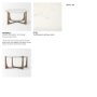 69731-AB - Atticus Marble and Antiqued Gold Metal Coffee Table