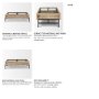 69748 - Arelius 49.5"L Rectangular Light Brown Wood w/ Black Metal Base Display Coffee Table