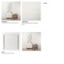 69760 - Savannah White Fir Veneer w/ Gold Metal Accent 2-Door Accent Cabinet