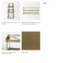 69782 - Trey 72.0L x 16.0W x 30.0H Gold Metal W/Glass Console Table