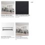69786 - Trey 56"L x 32"W x 17"H Black Metal W/Glass Coffee Table