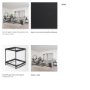 69787 - Trey Black Metal W/Glass Accent Table 