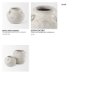 69799 - Misha 19.7L x 19.7W x 16.1H Ceramic Floor Vase