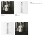 69802 - Tatum 11.6H Sculptural White Ceramic Vase