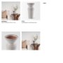 69807 - Esme 4.5L x 4.5W x 10.4H Whitewashed Ceramic Vase