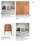 69815 - Westan Cognac Faux Leather W/Medium Brown Wood Accent Chair