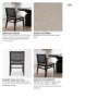 69828 - Wynn Cane Back Dining Side Chair | Beige Fabric w/ Black Wood