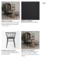 69840 - Colin Curved Back Dining Side Chair | Black Metal