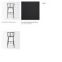 69843 - Colin Black Metal Bar Stool