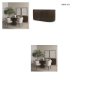 69873-4A1 - Terra Fluted Dining Table - 4 Niles Chairs - Terra Sideboard