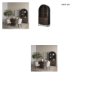 69873-4B2 - Terra Fluted Dining Table - 4 Niles Chairs - Sloan Cabinet