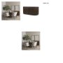 69873-6A1 - Terra Fluted Dining Table - 6 Niles Chairs - Terra Sideboard