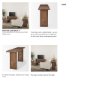 69906 - Grier 65" Medium Brown Solid Wood w/ Cane Console Table