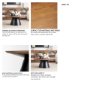 69907-AB - Mitchell 40.0L x 40.0W x 16.0H Black Metal Pedestal Base with Brown Wood Top Coffee Table