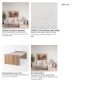 69911-AB - Athens  48.0L x 28.0W x 16.0H Light Brown Wood and White Marble Coffee Table