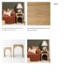 69915 - Chloe 20.0L x 20.0W x 24.0H Set of 2 Cottage Wood Nesting Accent Tables