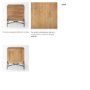 69923 - Cairo 22.0L x 22.0W x 26.0H Wood 2 Drawer Accent table