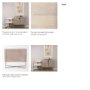69929 - Excelsior 36.0L x 18.0W x 32.5H Light Brown Wood Gold Iron Base Accent Cabinet
