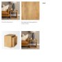 69944 - Alanna 22.0L x 15.0W x 22.0H Set of 2 Brown Wood Nesting Accent Tables