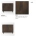 69953 - Tucker Dark Brown Wood w/ Carved Arch Pattern 2 Door Cabinet