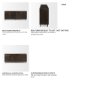 69955 - Tucker Dark Brown w/ Carved Arch Pattern 4 Door Sideboard