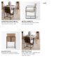 69970 - Stamford High-Back Dining Side Chair | Beige Linen w/ Black Metal