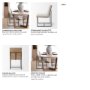 69971 - Stamford High-Back Dining Side Chair | Beige Linen w/ Black Metal