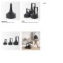 69981 - Burton 13.1H Large Glossy and Matte Black Ceramic Jug Vase