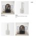 69984 - Burton 17.1H Large White Ceramic Jug Vase