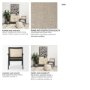 69991 - Donna Cane Back Dining Side Chair | Natural Linen w/ Black Wood