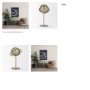 69997 - Atlas 10.0L x 8.0W x 12.0H Gold Metal Solar System Ornament