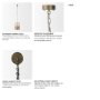 70044 - Kiley Warm Wood Basket Lantern Pendant Light 