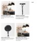 70057 - Karina 24" Round Matte Black Hammered Metal Dome Pendant Light 