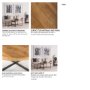 70061 - Marquisa 34.25" Round Small Brown Wood w/ Black Metal Coffee Table