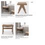 70072 - Arvin 21.7L x 17.7W x 18.1H Medium Brown Wooden Stool