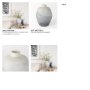 70073 - Blume 10H Off-White w/ Gray Textured Vase