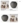 70087 - Kilian Short Brown-Gray Double Ear Vase