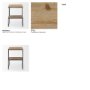 70092 - Ronin 22"H Square 2-Tier Wood w/ Black Metal Accent Table