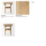 70105 - Candace Light Wood Bridge Accent Table