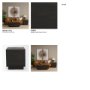 70123 - Hayden Dark Brown Wood End/Side Table