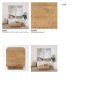 70124 - Hayden Light Brown Wood End/Side Table