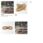 70127 - Alize Jute Wrapped Solid Wood Circular Chain Link Decorative Object